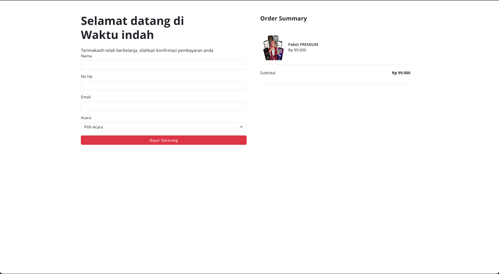 Waktu Indah Payment Gateway System